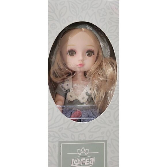 Lofea Doll BJD Ball Jointed 10" "Amanda" Rare Find China Imported NEW - Picture 1 of 12